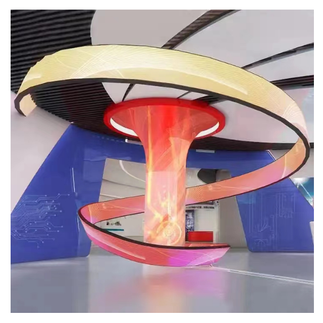 Esperienza coinvolgente Display LED curvo 3D