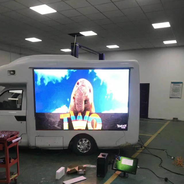 Светодиодный экран дисплея автомобиля